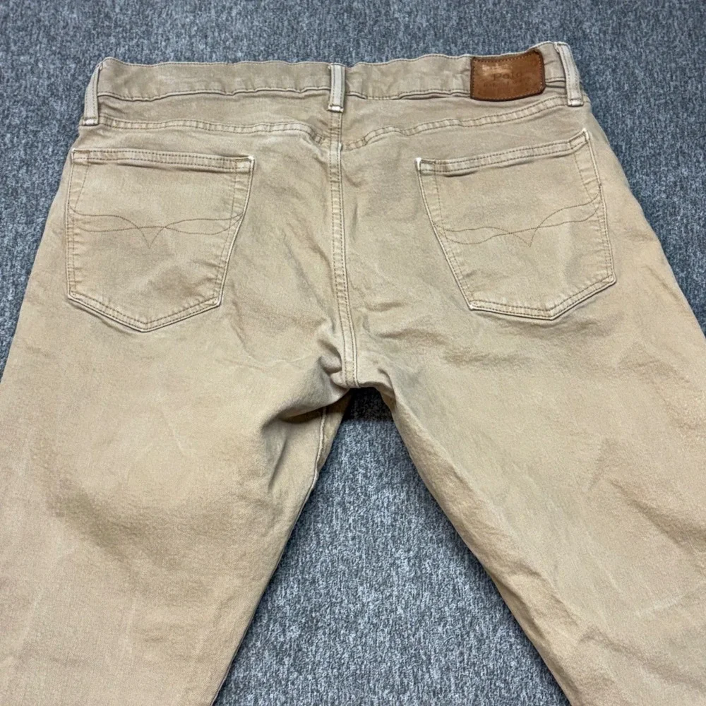 Polo Ralph Lauren‎ Mens Slim Fit Khaki Tan Twill 5-Pocket Pants 31x30.5